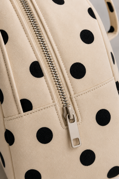 Polka Dot Bowler Bag